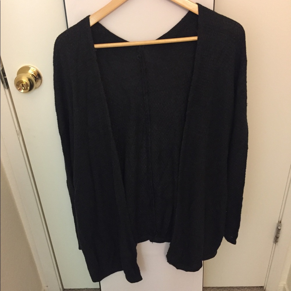 Brandy Melville Charcoal Cardigan